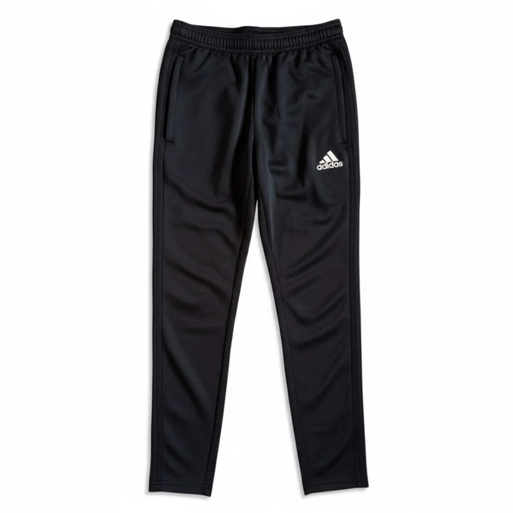Adidas Tiro Training Track Pants Zip Ankle Athletic Lightweight Running Black S